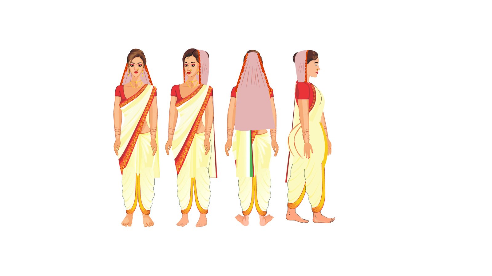 Marathi Woman Set - (WVILL002)