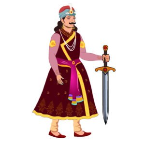 Raja Prithviraj Chauhan Side View (RAJ001)