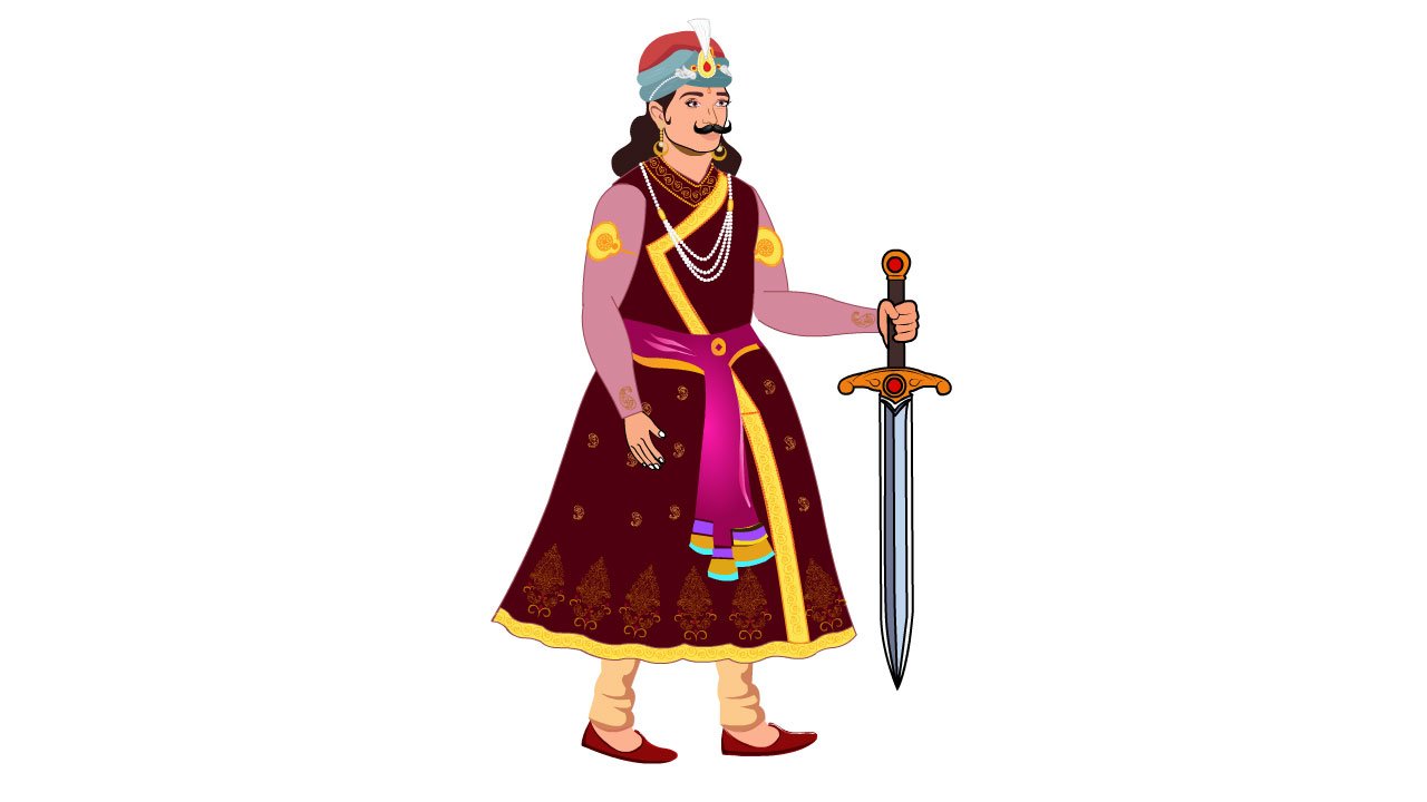 Raja Prithviraj Chauhan Side View (RAJ001)