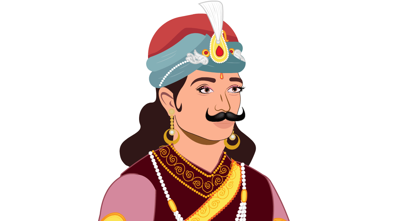 Raja Prithviraj Chauhan Side View (RAJ001) - Image 2