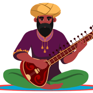 Rajisthani Sitaar Player (VILL006)