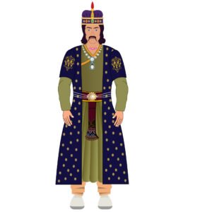 Mughal Emperor Jahangir Front View (RAJ003)