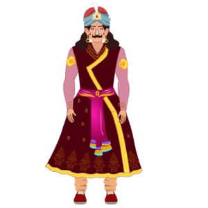 Raja Prithviraj Chauhan Front View (RAJ002)